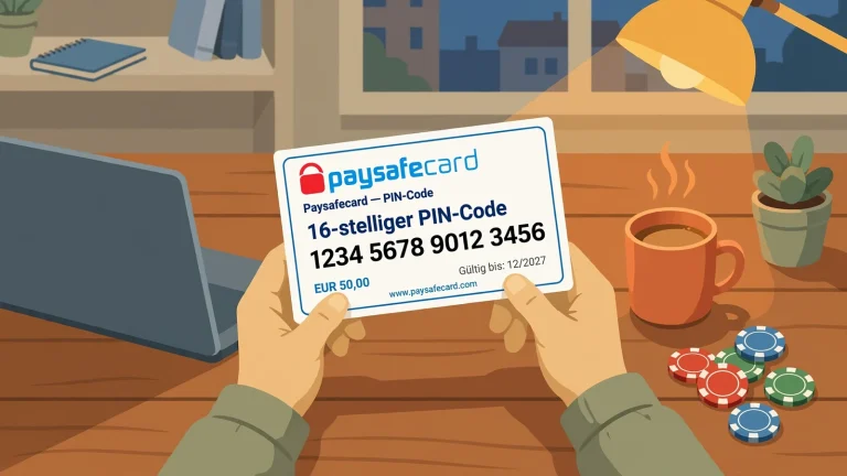 Online-Casino mit Paysafecard-Code einlösen